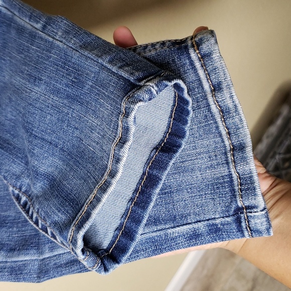 Seven7 Womens Tummyless Skinny Stretch High Rise Jeans Size 10 Comfort Dark Wash - Picture 4 of 16